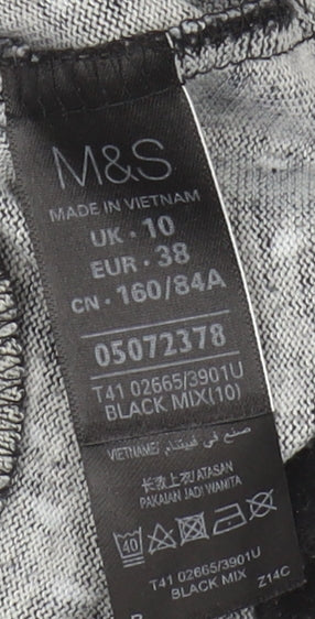 Marks and Spencer Women's Black Jumper Size 10