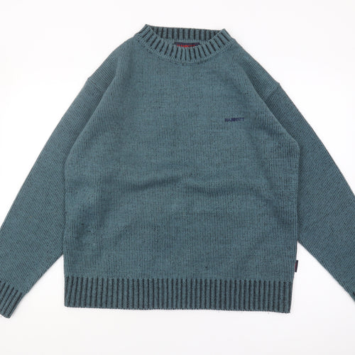 Hamnett Men's Blue Pullover Jumper M Acrylic Knit