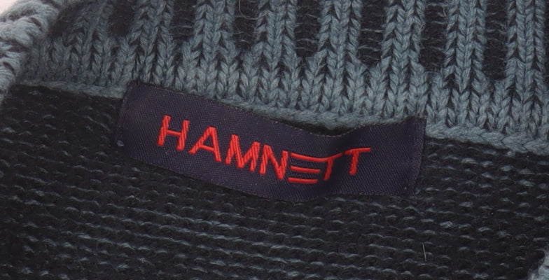 Hamnett Men's Blue Pullover Jumper M Acrylic Knit
