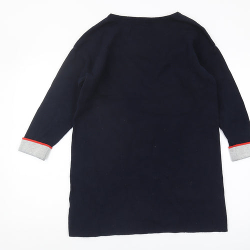 White Stuff Women’s Blue Long Sleeve Jumper Size 10