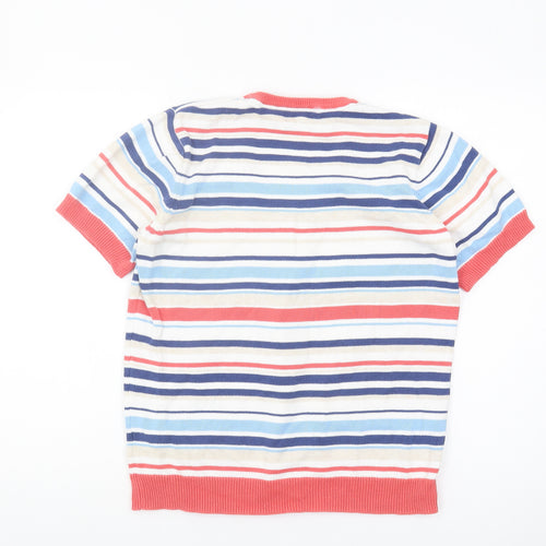 Tulchan Women's Multicoloured Striped Pullover Jumper L