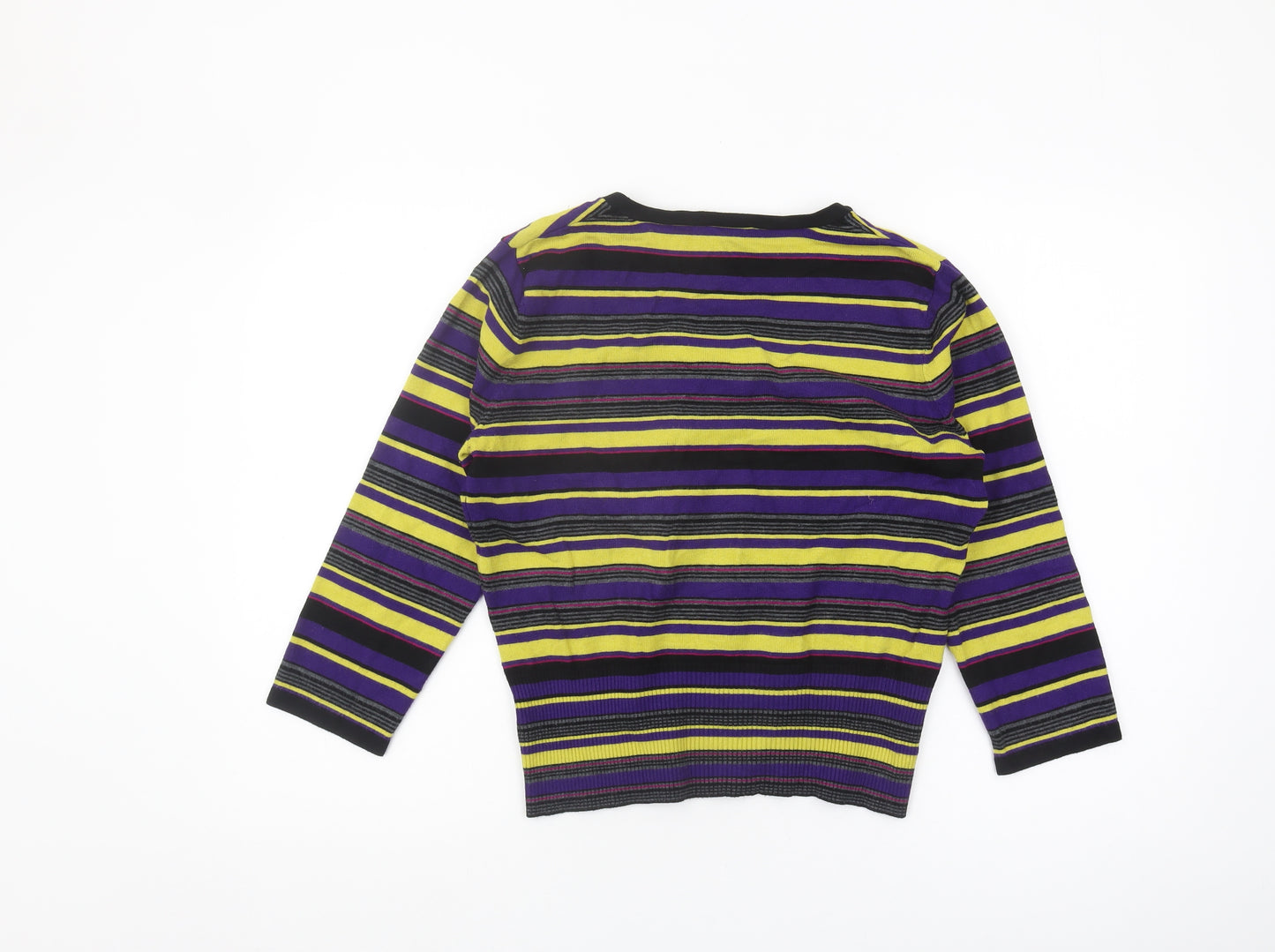 CC Women's Multicoloured Striped Cardigan M