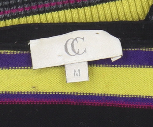 CC Women's Multicoloured Striped Cardigan M