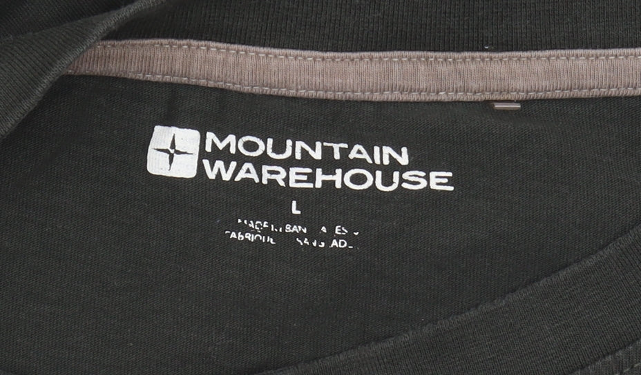 Mountain Warehouse Men's Green Car Graphic T-Shirt L