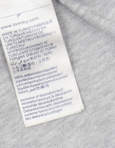 Tommy Hilfiger Women’s Grey T-Shirt Medium