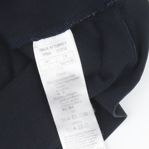 Emporio Armani Men’s Black Logo T-Shirt, L, Colourblock