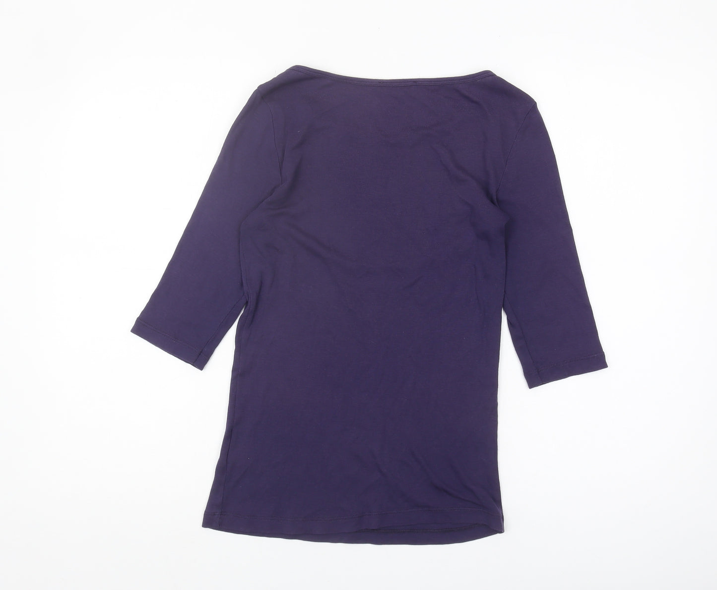 Whistles Women's Purple Boat Neck Top Size 12