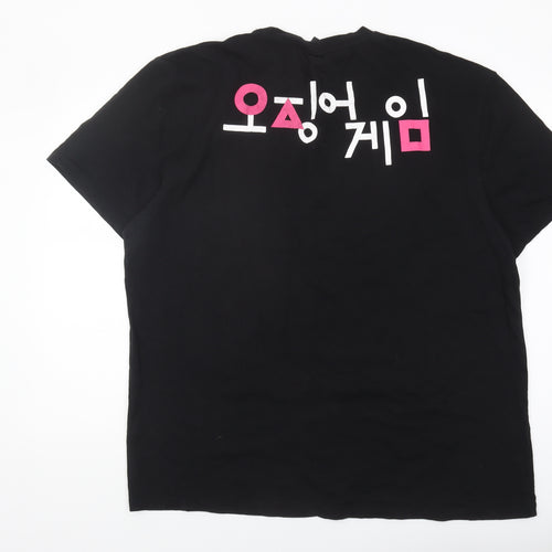 Netflix Men's Black Squid Game 2XL T-Shirt
