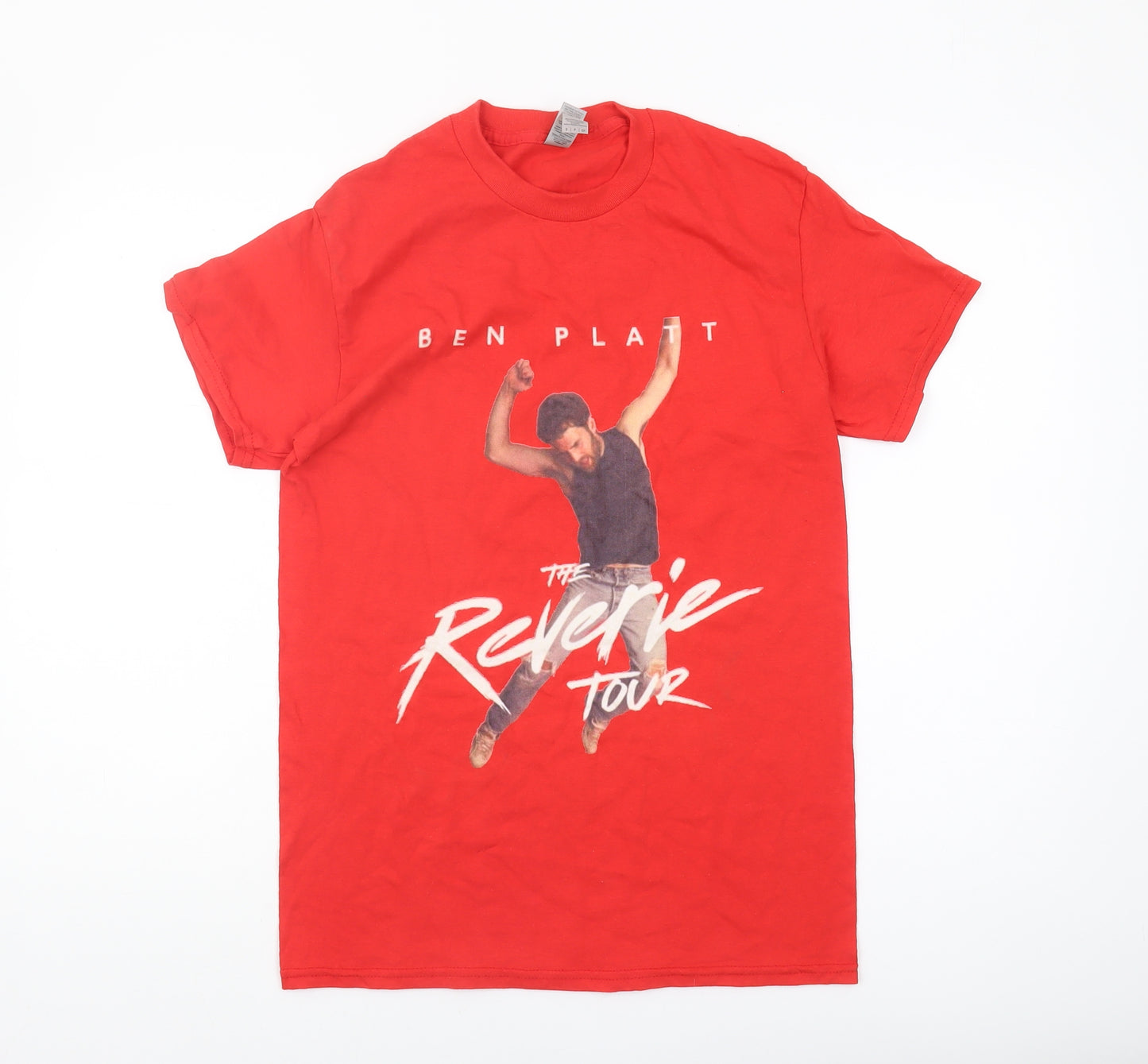 Gildan Men's Red Music Tour T-Shirt Size S