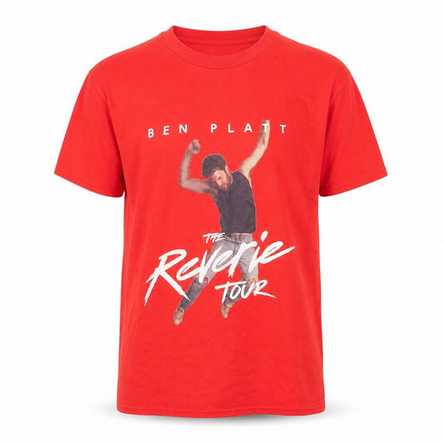 Gildan Men's Red Music Tour T-Shirt Size S
