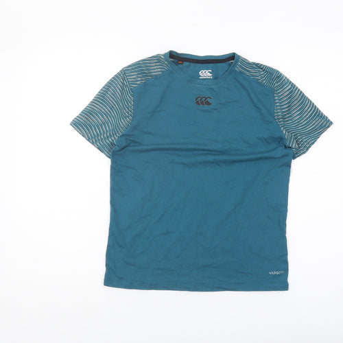 Canterbury Boys Blue Rugby T-Shirt 12 Years Short Sleeve