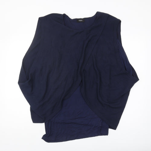 Klass Women's Blue Layered Blouse - Size L