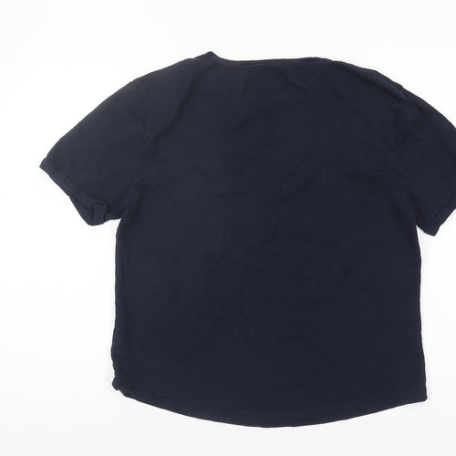 Inimigo Unisex Blue XL Basic T-Shirt, Easy Care