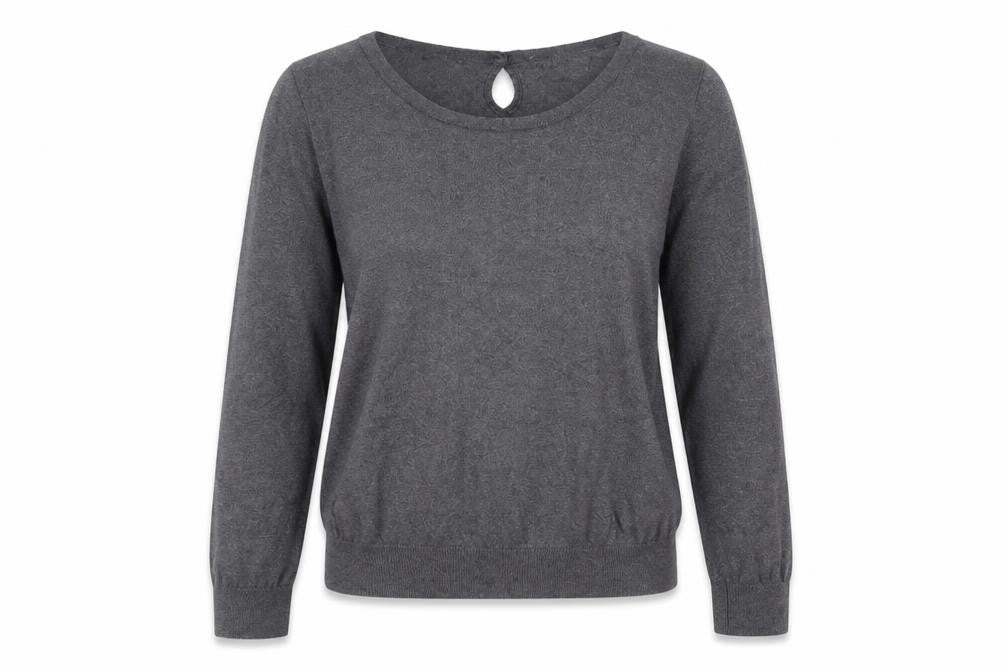 Front view of H&M Women's Grey jumper, size 12