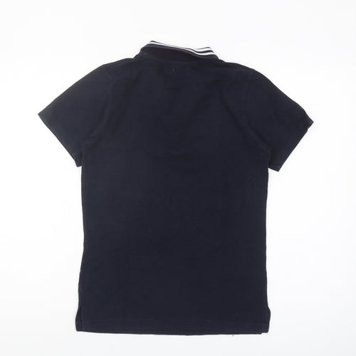 Voi Women's Black Polo Shirt Size 12 - Classic Style