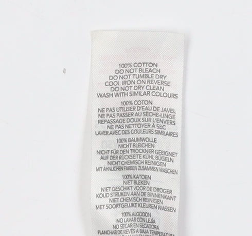 boohooMAN Men's Grey Cotton T-Shirt L