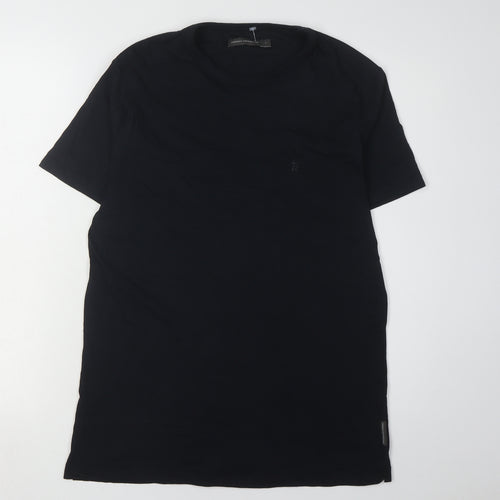 French Connection Men's Black L Cotton T-Shirt