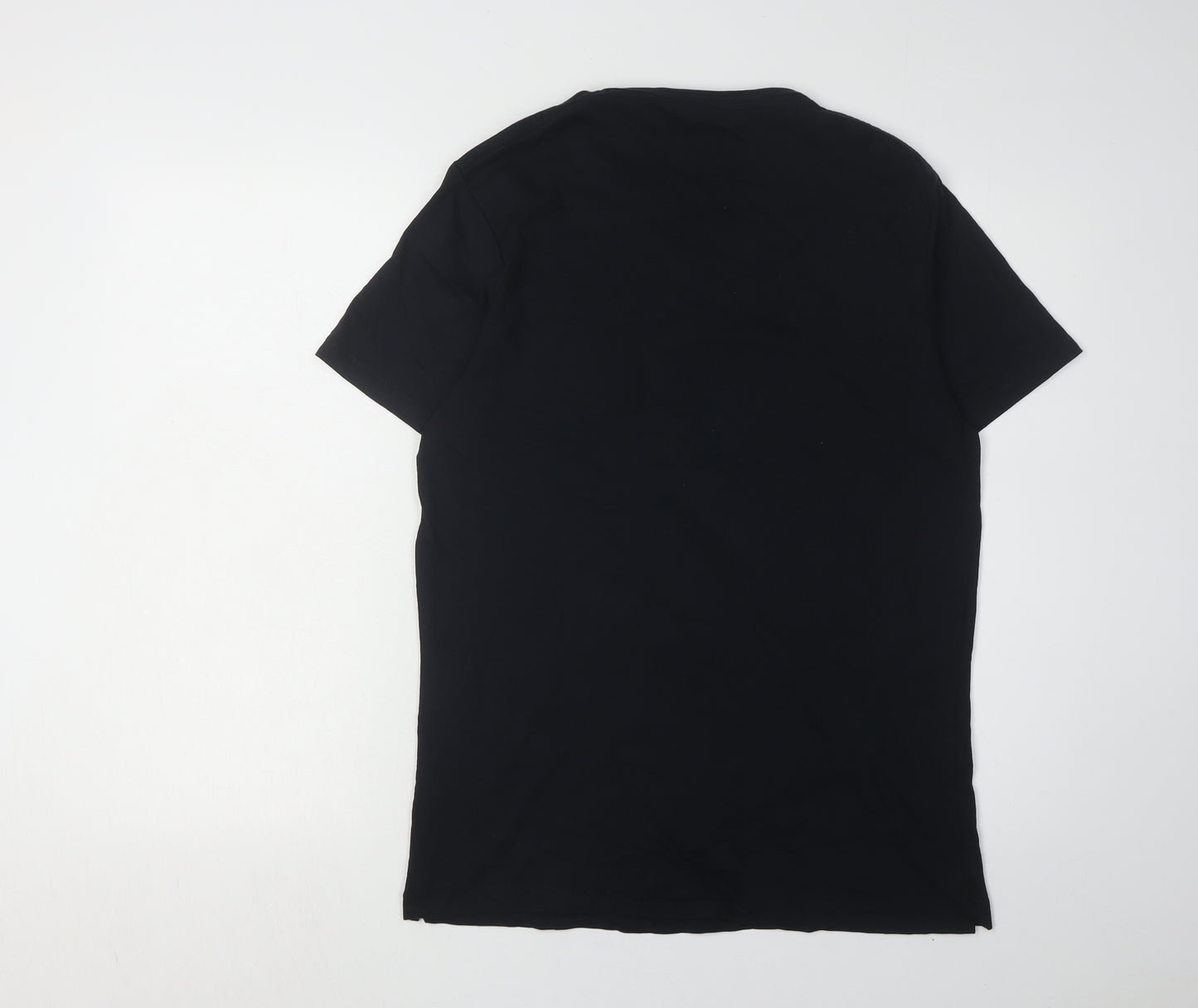 French Connection Men's Black L Cotton T-Shirt