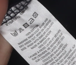 French Connection Men's Black L Cotton T-Shirt