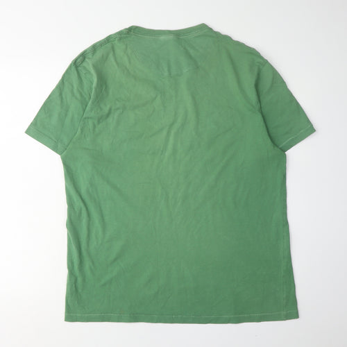 Marks and Spencer Vintage Green Graphic T-Shirt, L