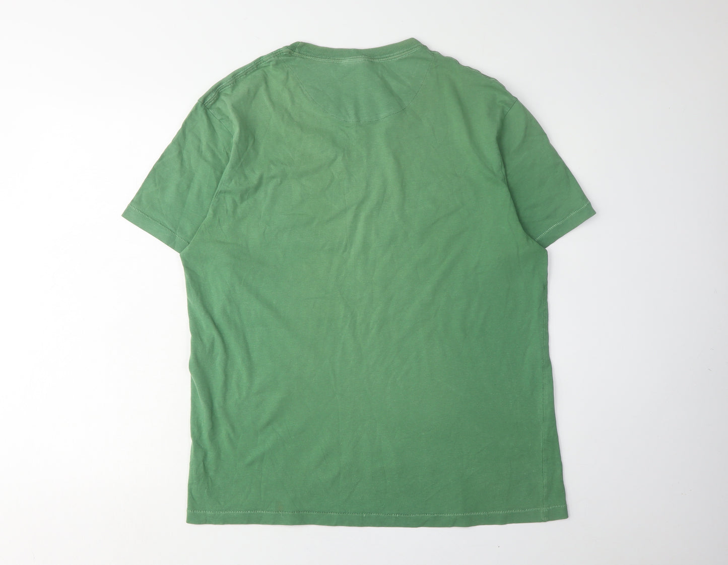 Marks and Spencer Vintage Green Graphic T-Shirt, L
