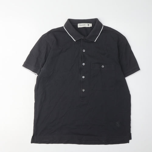 Pringle of Scotland Men's Black Slim Polo L