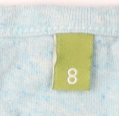 Rapanui Women's Blue Bird Print T-Shirt, Size 8