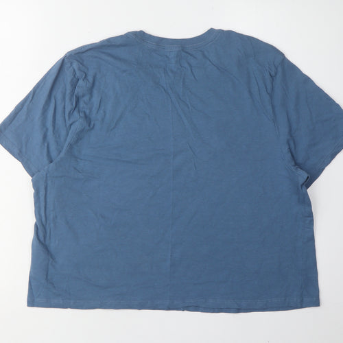 Hurley Unisex Blue XL T-Shirt Casual Cotton Tee