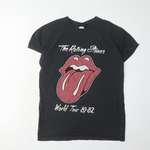 CLSR MUSIC Women's Black T-Shirt Size 10