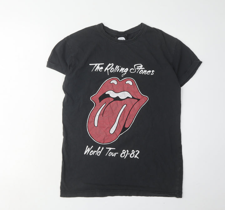 CLSR MUSIC Women's Black T-Shirt Size 10