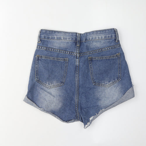Shein Women's XS Blue Denim Cut-Off Shorts