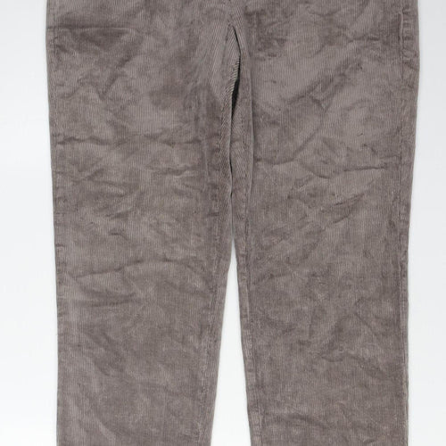 Marks and Spencer Men's Grey Corduroy Trousers 36