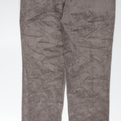 Marks and Spencer Men's Grey Corduroy Trousers 36