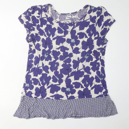 Marks and Spencer Women's Floral T-Shirt Size 14