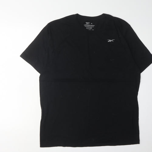 Reebok Men's XL Black Crew Neck T-Shirt