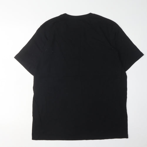 Reebok Men's XL Black Crew Neck T-Shirt