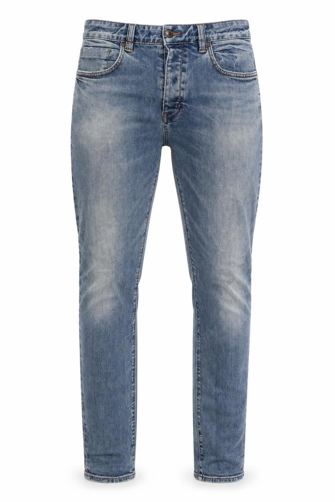 Front view of Neuw Men's Blue Skinny Jeans, size 32, Medium Wash