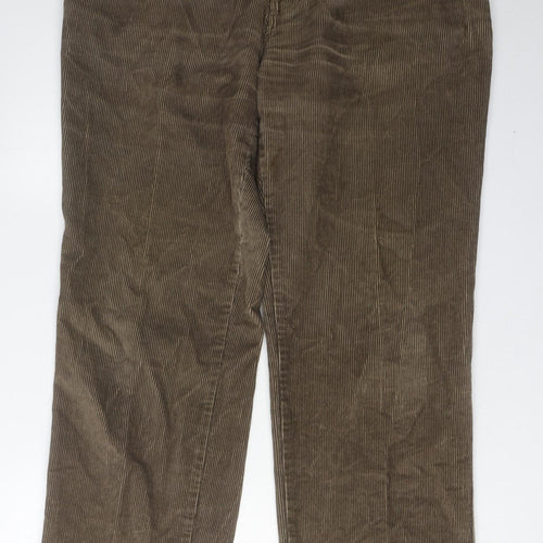 Redgreen Men's Brown Corduroy Trousers Size 52
