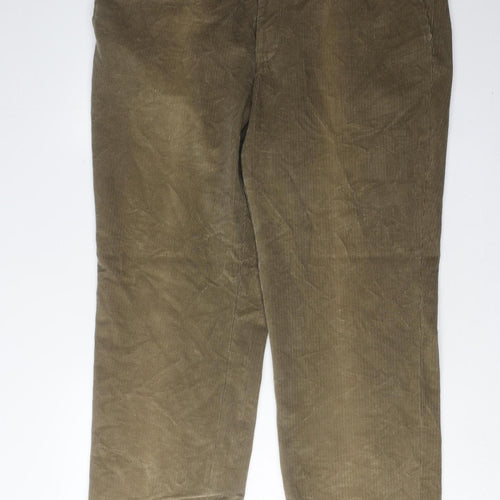 Marks and Spencer Men's Brown Corduroy Trousers 40W