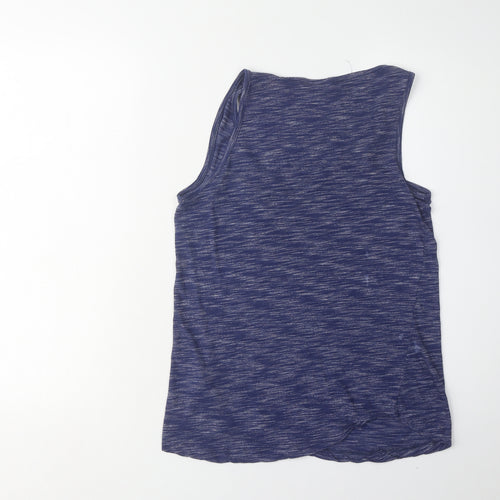 New Look Women's Blue Basic Tank Top - Size 12, Scoop Neck