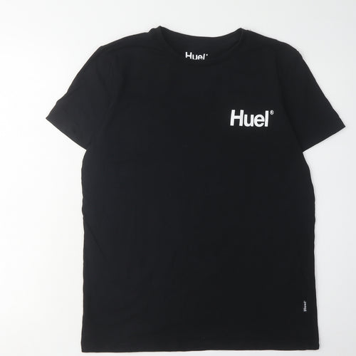 Huel Men’s Black T-Shirt S Crew Neck Short Sleeve