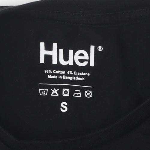 Huel Men’s Black T-Shirt S Crew Neck Short Sleeve
