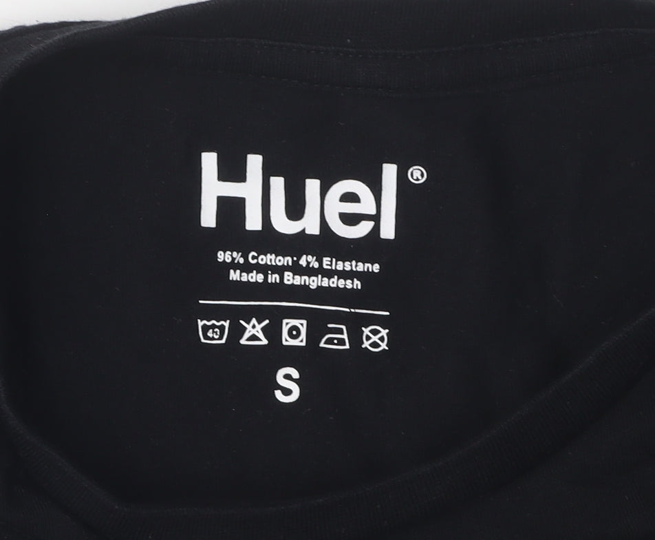 Huel Men’s Black T-Shirt S Crew Neck Short Sleeve