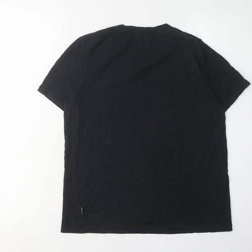 Converse Unisex Kids Black Graphic T-Shirt S