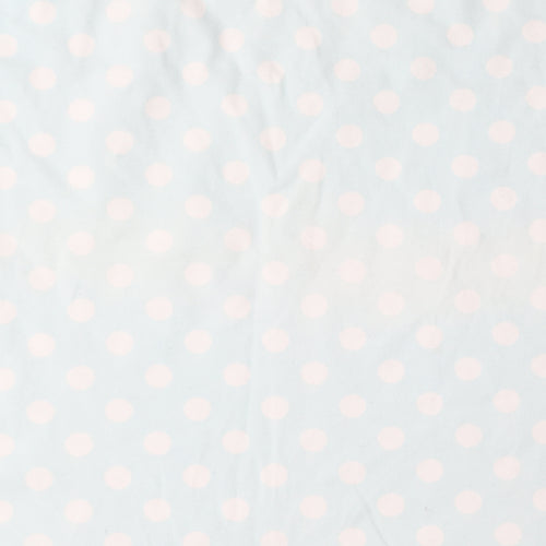 Uniqlo Girls Blue Polka Dot T-Shirt Size 9-10 Years