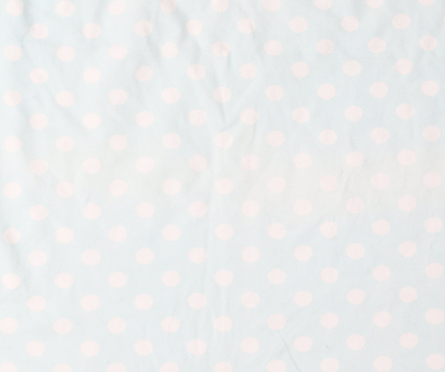 Uniqlo Girls Blue Polka Dot T-Shirt Size 9-10 Years