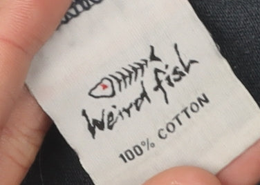 Weird Fish Men's Black 2XL Graphic T-Shirt
