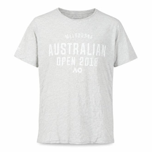 Australian Open Grey Sports T-Shirt M Casual Graphic