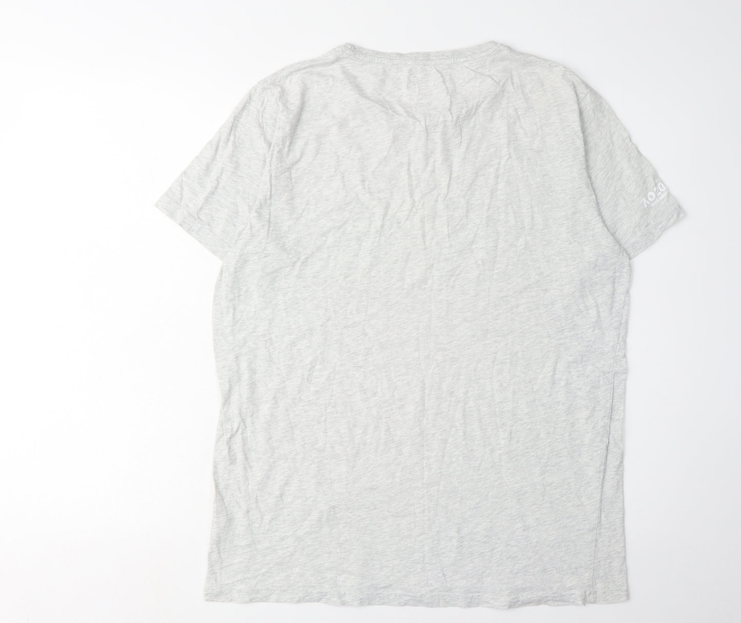 Australian Open Grey Sports T-Shirt M Casual Graphic