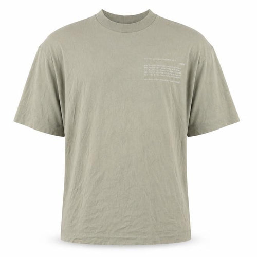 Collusion Men's Green Graphic Print High Neck T-Shirt Size 36